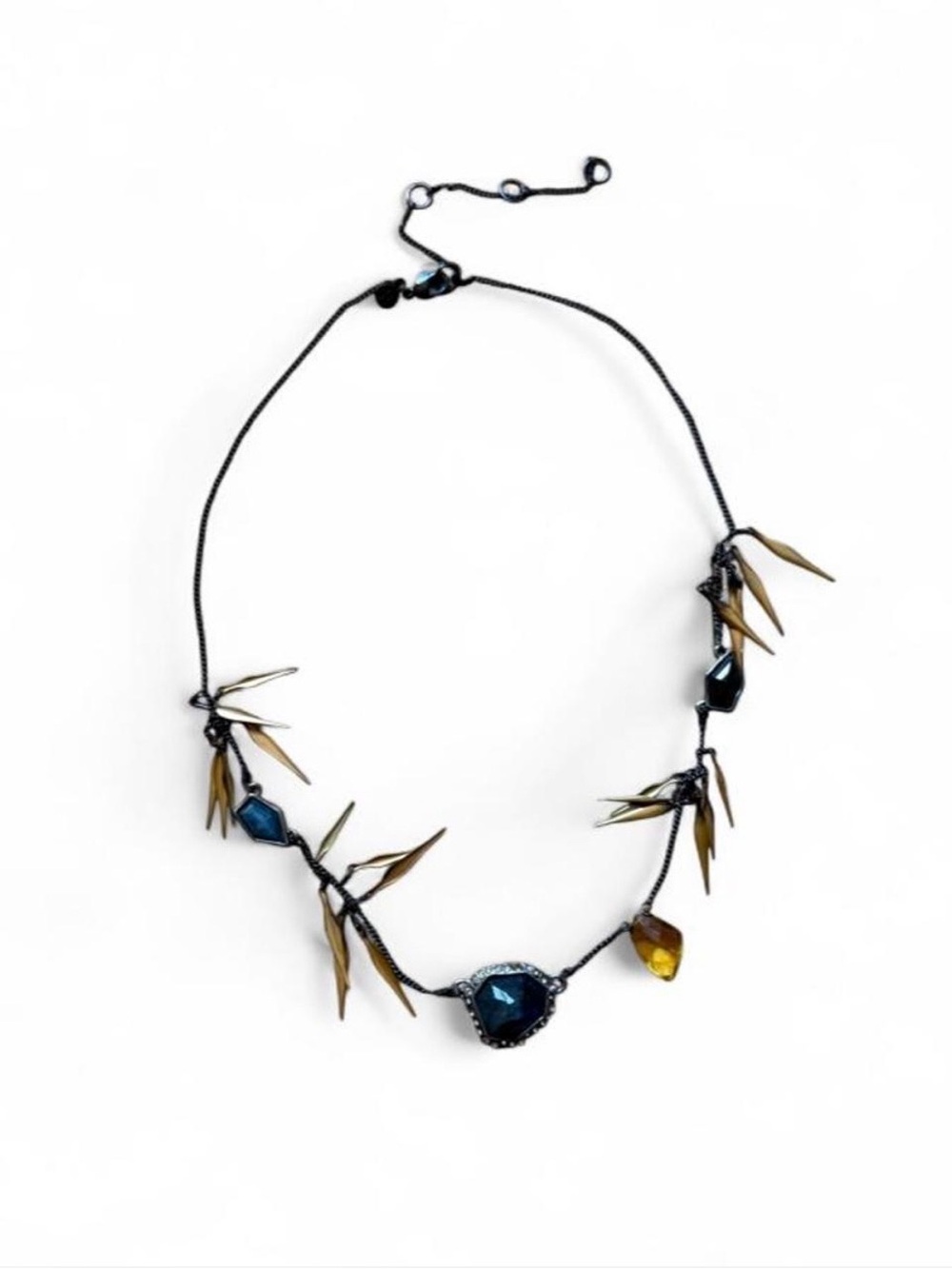 Alexis Bittar Spike & Stone Station Necklace Archive